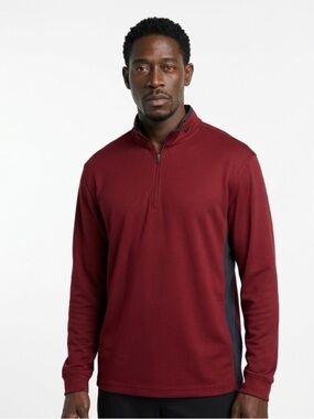 Performance Athletic Heavyweight Big & Tall  Golf Dri-FIT Nike XXL Quarter Zip